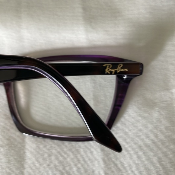 Ray-Ban dark tortoise shell and purple glasses - Picture 5 of 10